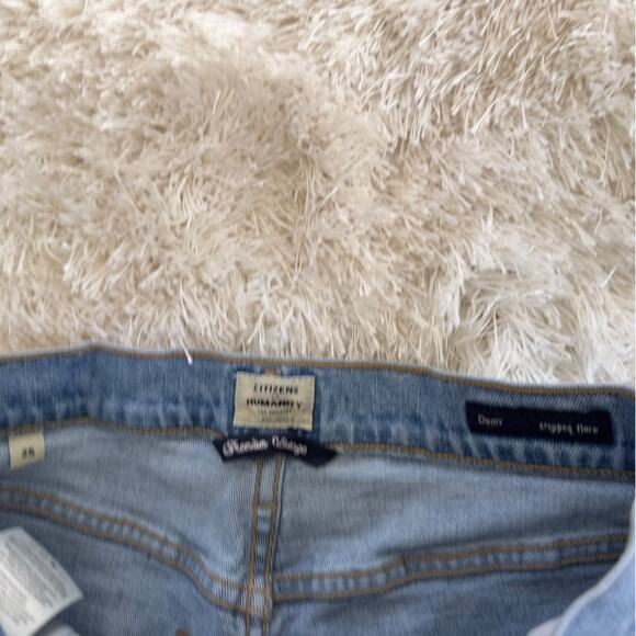 CITIZENS OF HUMANITY Demy Cropped Flare size 25 light wash distressed - Picture 13 of 14